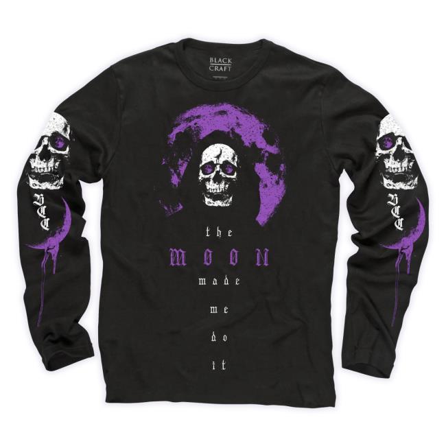 Official Blackcraft Cult Merch Store Blackcraft Cult The Moon Made Me Do It - New Shirt Blackcraftcult Shop