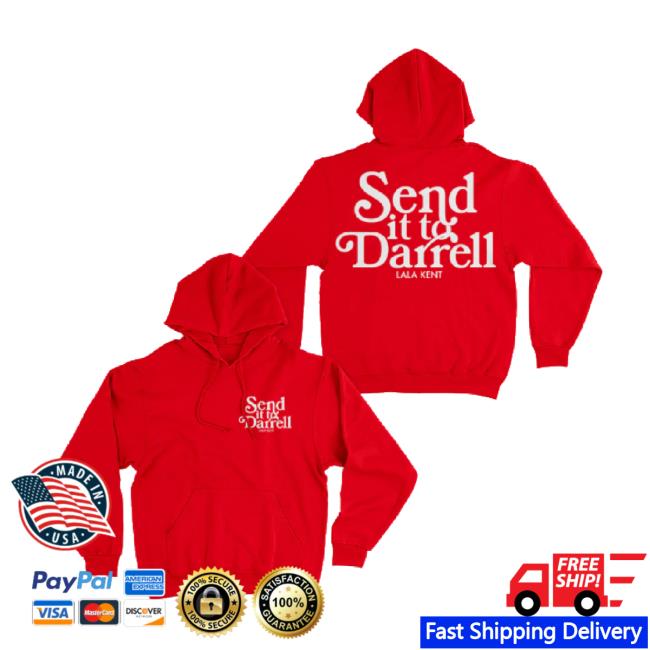 Trending Lala Kent Merch Store Send It To Darrell Red Long Sleeve Tee Shoplalakent