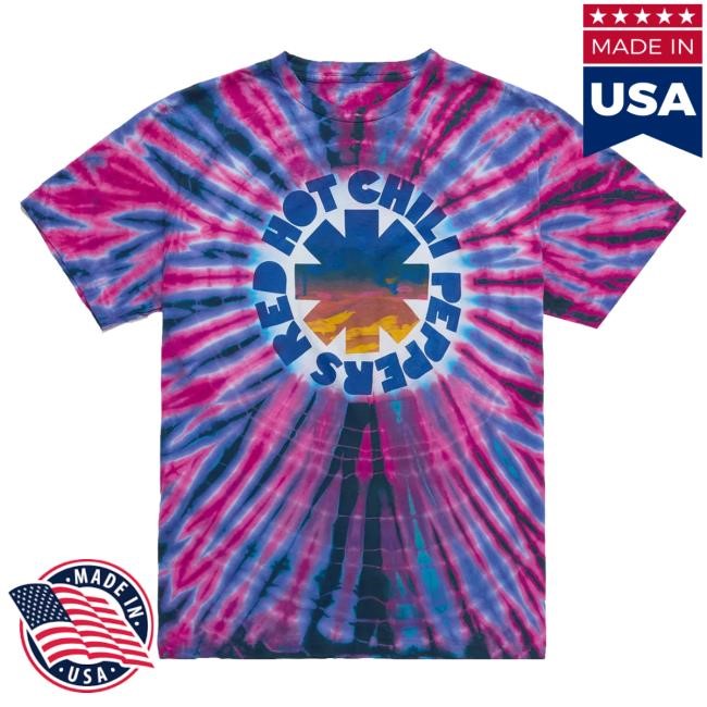 Red Hot Chili Peppers Official Store Rhcp X Freaktopia Tie Dye Hoodie Ultraviolet