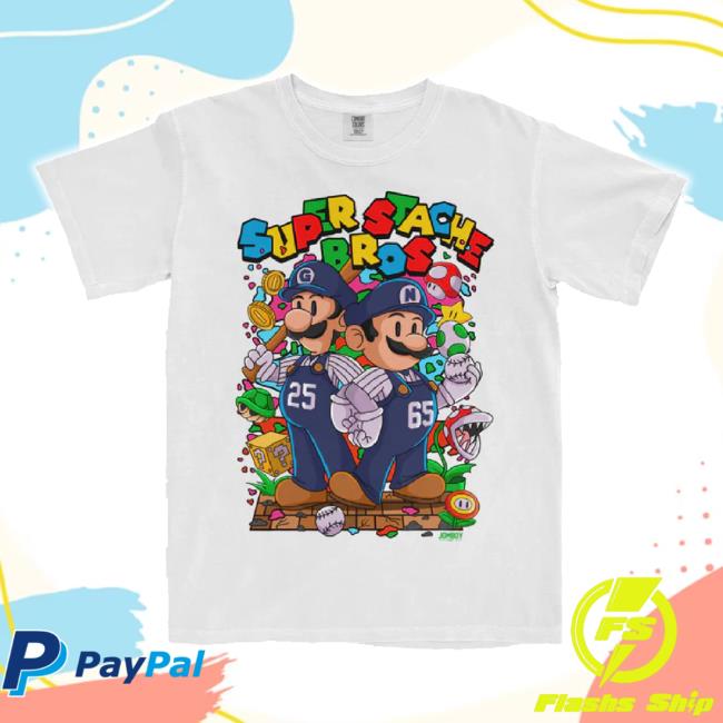 Original Jomboy Media Super Stache Bros Comfort Colors® Vintage Hoodie Sweatshirt
