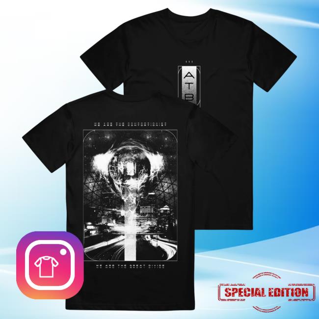 Official After The Burial Merch Great Divide Black Tees