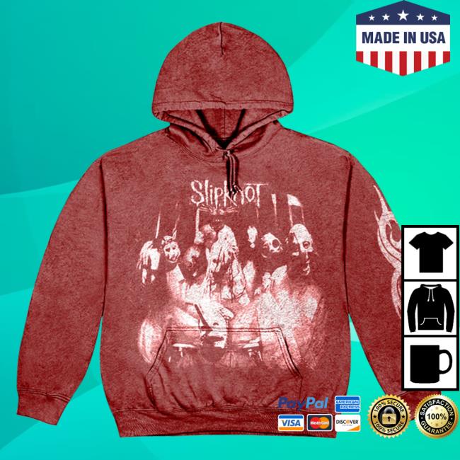 Official Slipknot Merch Store Slipknot Self-Titled Hooded Sweatshirt Slipknotmerch Apparel Clothing Shop