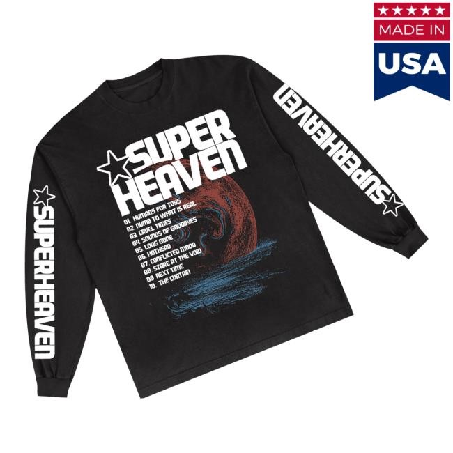 Superheaven Merch Planet Ii Black Classic Shirt