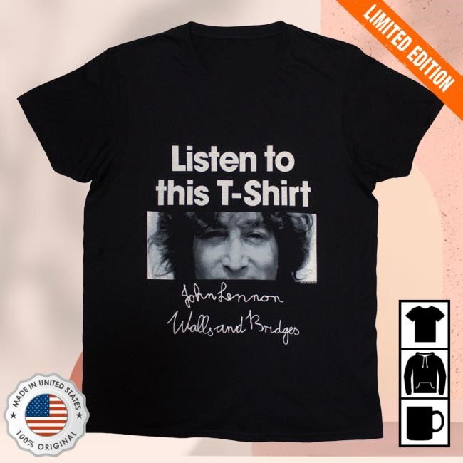 Eyesore Merch Shop Store Official John Lennon Listen Sweatshirt