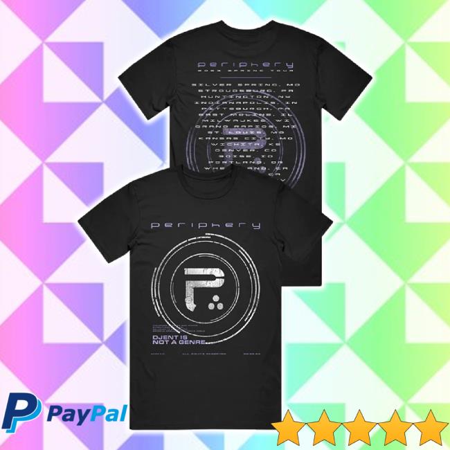 Original Djent Tour New Shirt (Black) Periphery Shop