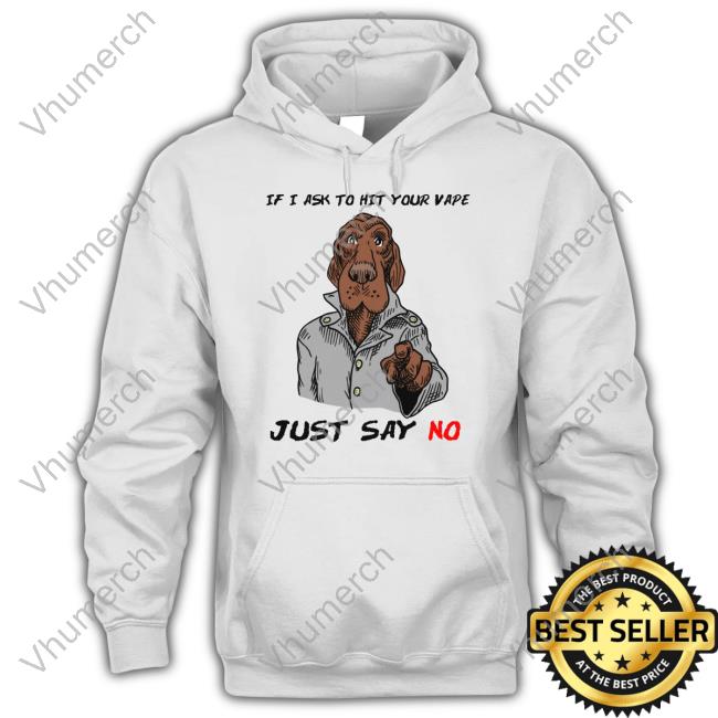 Thegoodshirts If I Ask To Hit Your Vape Just Say No Hoodie