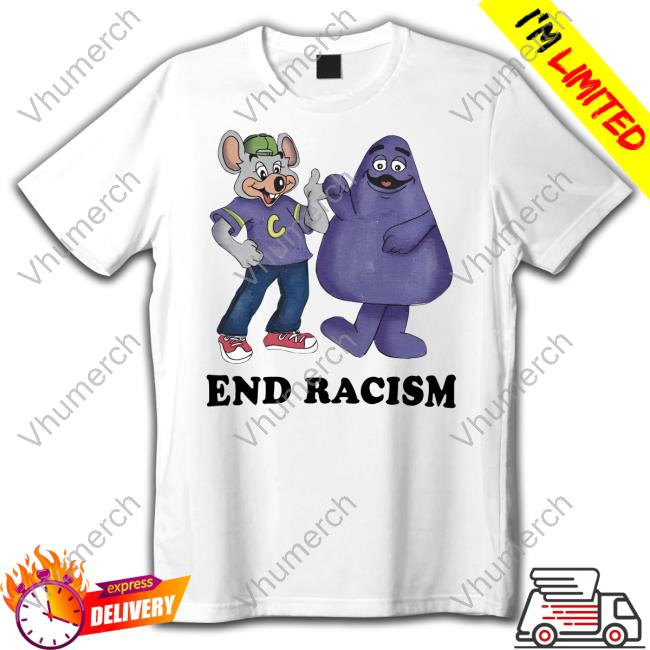 End Racism Grimmce Long Sleeve Tee Shirt