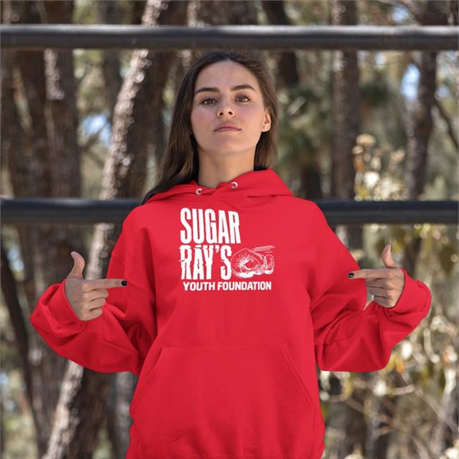 Sugar Ray's Youth Foundation Hoodie Richard Nixon and Ray Robinson