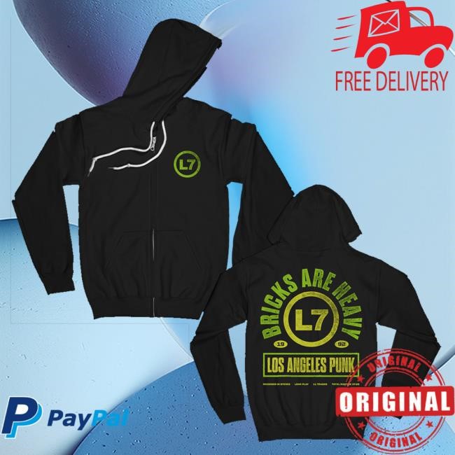 Official Kingsroadmerch Merch Bricks Are Heavy Arch Logo Zip Up Hoodie (Black) Long Sleeve Shirt