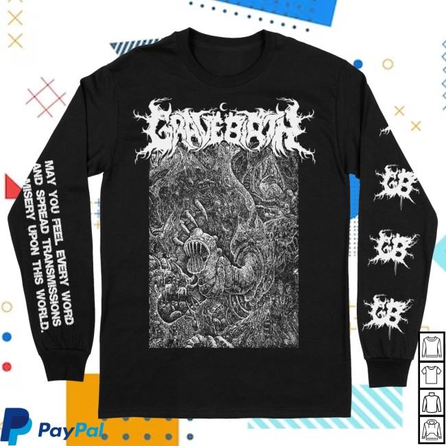 Indiemerchstore Merch Gravebirth Feel Every Word Longsleeve Shirts