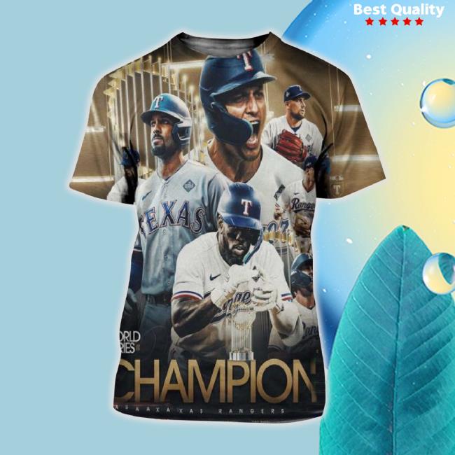 The Texas Rangers Are World Series Champions For The First Time In Franchise History All Over Print Classic Shirt
