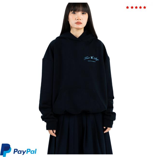 Official Yankeekicks True 2 Size Essential Pullover Sweatshirt Orbits Collection Black