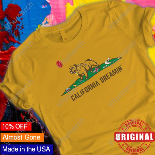 Georgia Football California Dreamin T Shirt California Dreamin T Shirts
