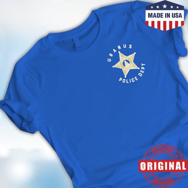 Vegas Matt Wearing Uranus Police Dept Tee Shirt