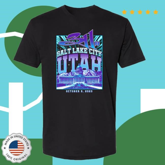 Store.311 Merch Salt Lake City, Ut Event Tee Shirt