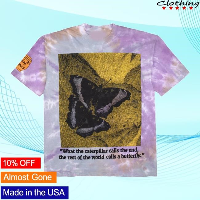 Online Ceramics Store Butterfly Tie Dye Crewneck Sweatshirt