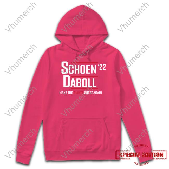 LicensePlateGuy Schoen Daboll '22 Make The Giants Great Man Tee Shirt