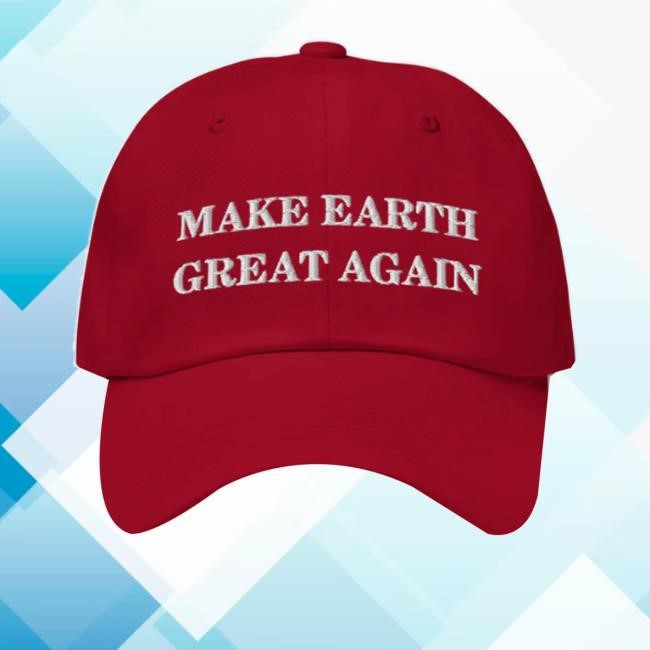 Make Earth Great Again Embroidered Dad headwear