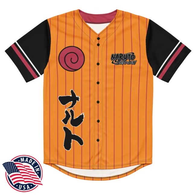 Trending Viz Shop Merch Naruto Shippuden Uzumaki Clan Baseball Jersey T-Shirt