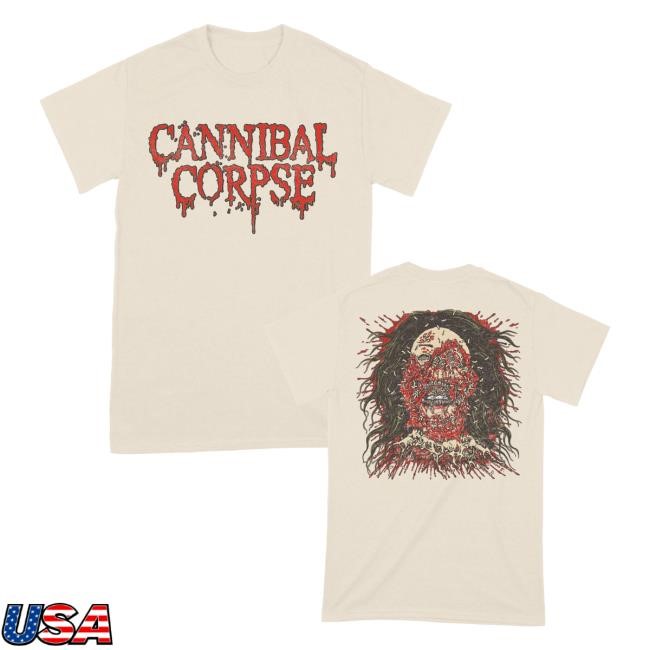 Official Cannibal Corpse Merch Shop Store Logo Face Rot Classic Shirt