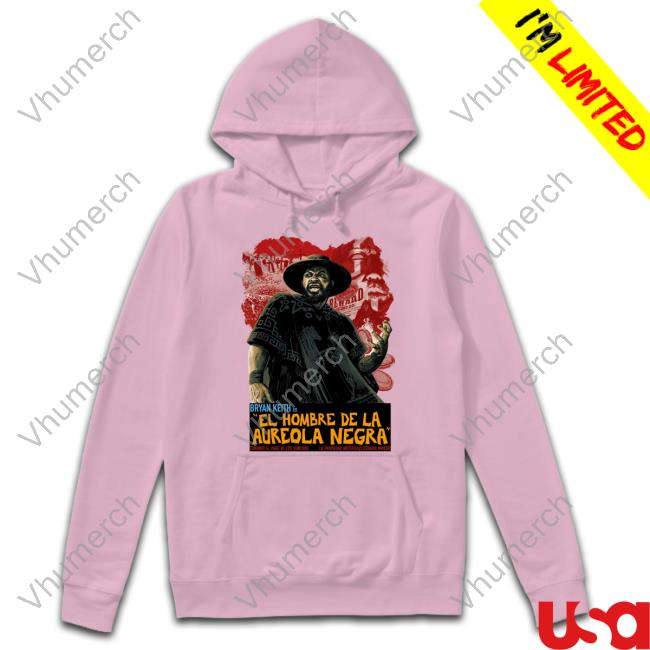 Bryan Keith Es El Hombre De La Aureola Negra Long Sleeve Tee Shirt Bryan Keith Es El Hombre De La Aureola Negra Tee Shirt