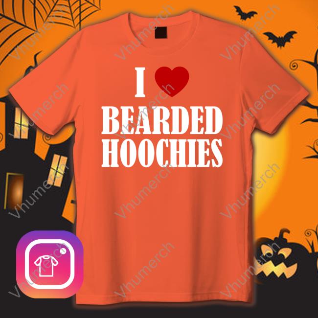 I Heart Bearded Hoochies Hoodie Sweatshirt