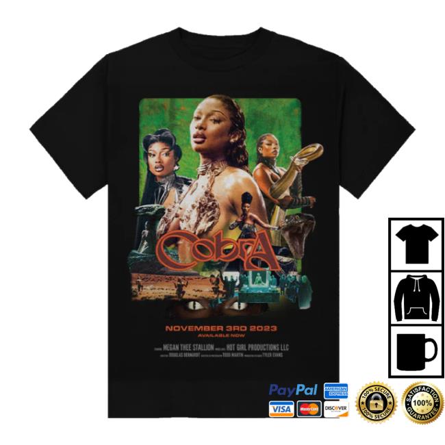 Trending Megan Thee Stallion Merch Store Cobra Movie Unisex Sweatshirt Megantheestallion Shop
