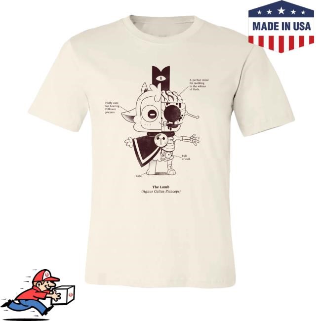 Devolver Digital Merch Cult Of The Lamb Anatomy Of The Lamb Hoodie Sweatshirt