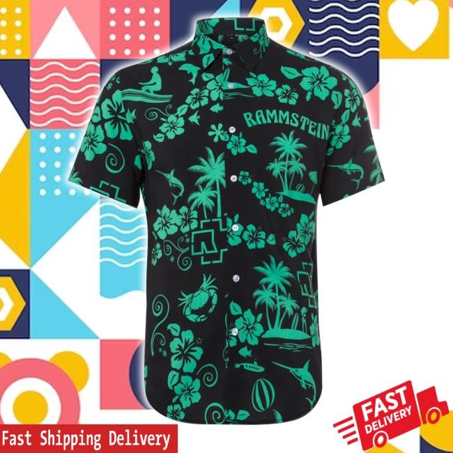 Rammstein Store Mein Land Hawaiian T Shirt