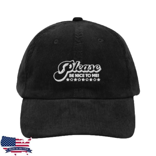 Official Please Be Nice To Me Pbntm Corduroy Black Hat Kurtis Conner Shop Merch Store