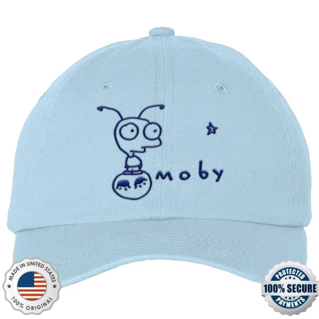 Moby Merch Cartoon Blue hat