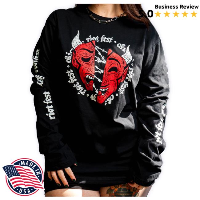 Official Riotbrand Merch Store Riot Devil Face Hoodie Sweatshirt Riotbrandshop