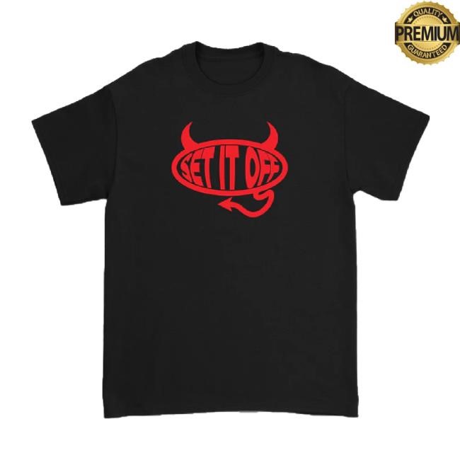 Original Little Devil Tee Shirt Set It Off Band Shop Merch Store