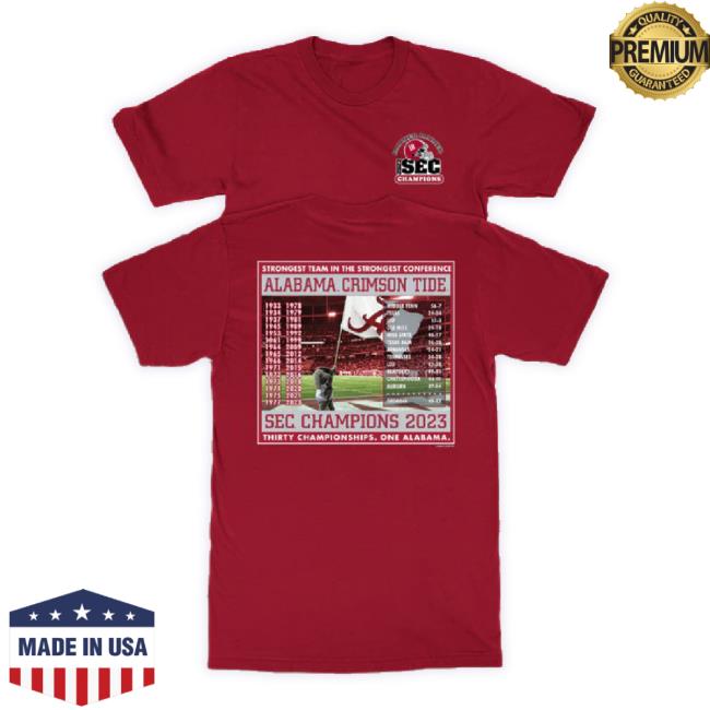 Official Bamafever Merch Store Bamafever 2023 Sec Champions Score Unisex Sweatshirt