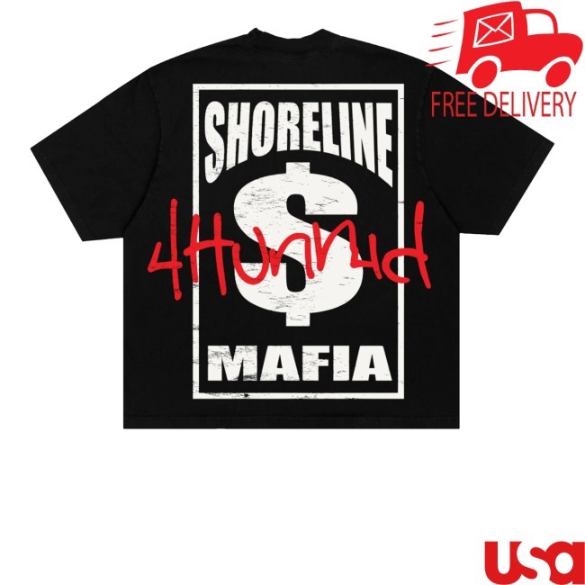 4Hunnid X Shoreline Mafia Cash Money Shirts