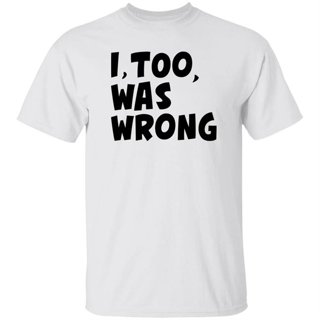 Julie Stewart-Binks Wearing I Too Was Wrong Shirt Tampa Bay Lightning
