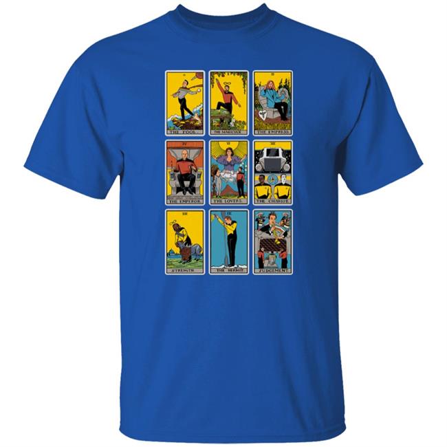 Jim The Next Generation Tarot Spread Shirt Jimllpaintit