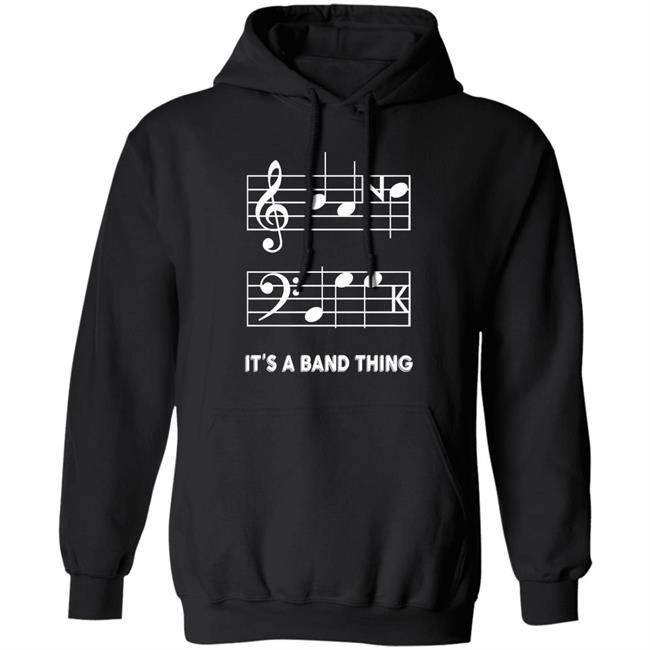 Threatening Music Notation It's A Band Thing Shirt