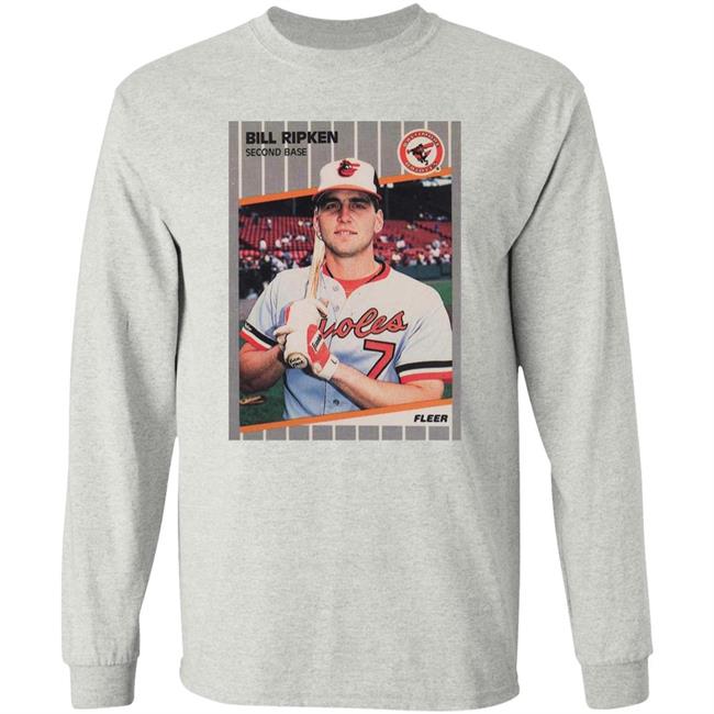 Bill Ripken Second Base Face Card 1989 Fleer Shirt Baseball Error Card Baltimore Orioles