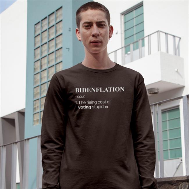 Davidharrisjr Store Bidenflation Noun The Rising Cost Of Voting Stupid Hoodie David J Harris Jr