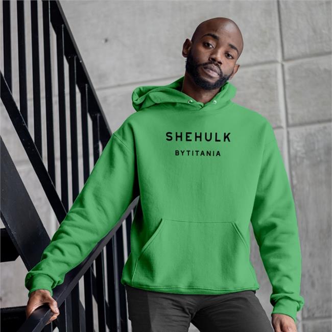 She Hulk By Titania Hoodie Sweatshirt White