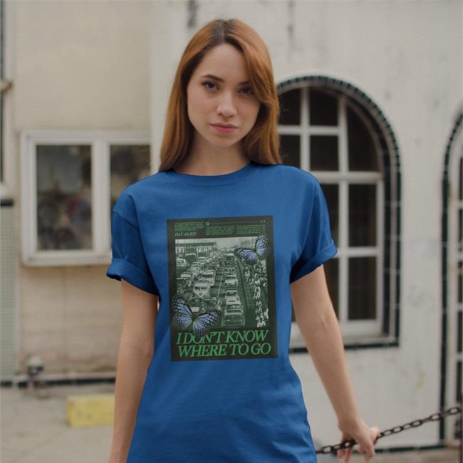 White I Don't Know Where To Go Tee Bari