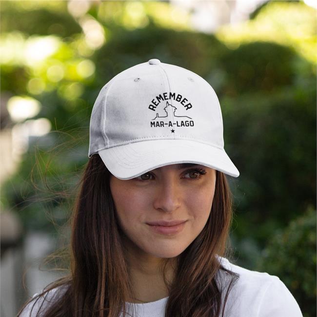 Markkayeshop Remember Mar-A-Lag Embroidered Hat
