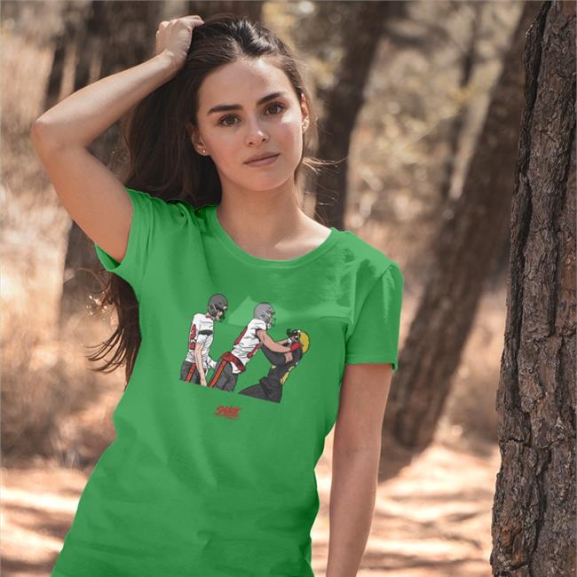 Smack Apparel That's Our Quarterback Push Tee Shirt