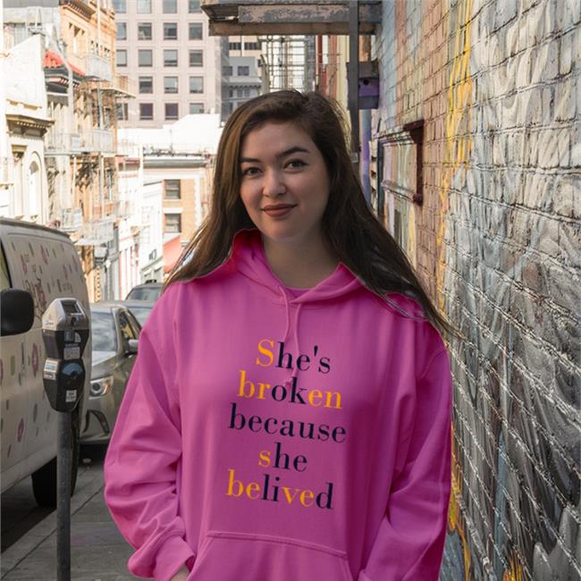 She's Broken Because She Believed Shirt Translatedtees