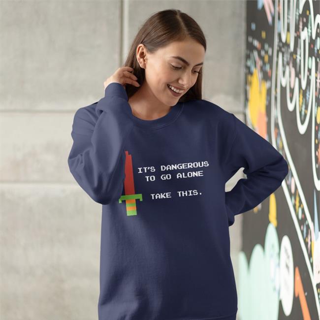 Legend of Zelda Crackhead It's Dangerous To Go Alone Take This T Shirts