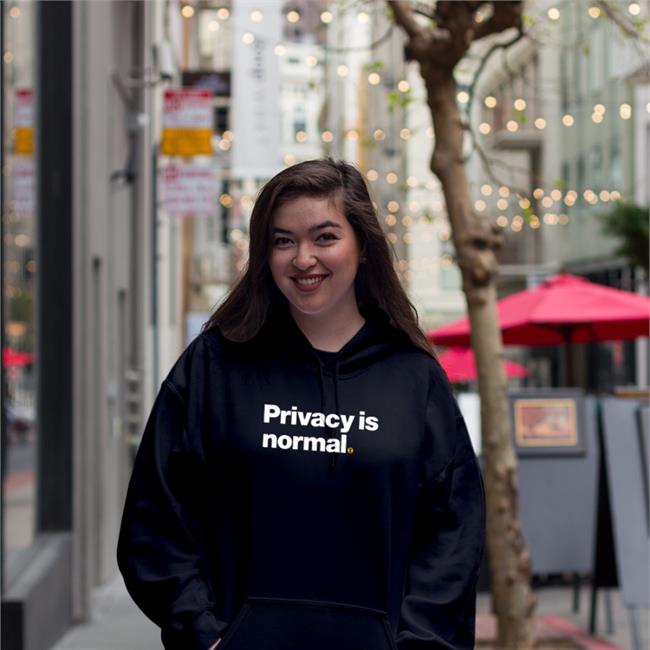 Privacy Is Normal T Shirt Black Zcash