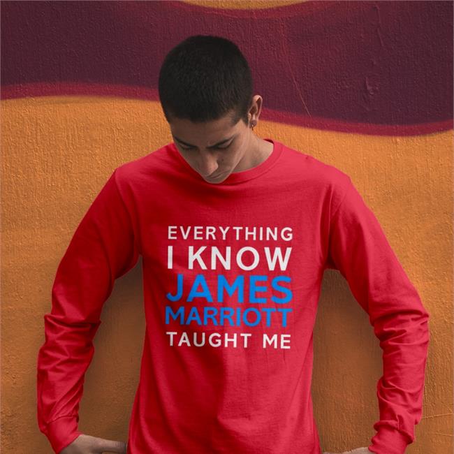 Everything I Know James Marriott Taught Me T-Shirt Jamesmarriottyt
