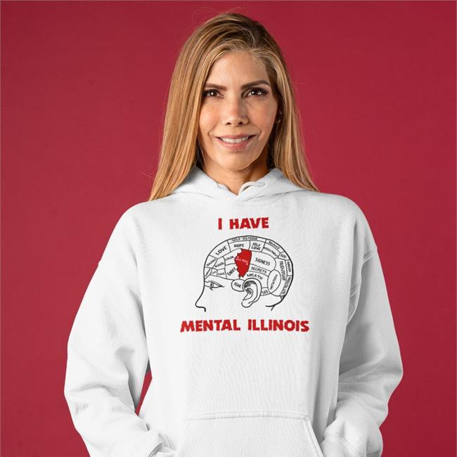 Goodshirts Store I Have Mental Illinois T-Shirt