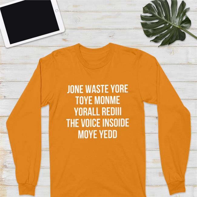 Los Angeles Rams Jone Waste Yore Toye Monme Yorall Rediii The Voice Insoide Moye Yedo Shirt